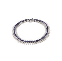 Armband Goldside Dame in Weißgold Zaffiro 2.30 Ct 122645 - 122645